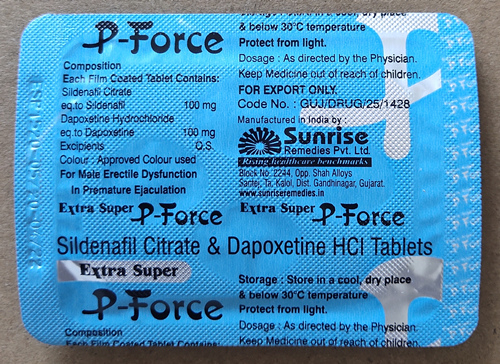 必利吉P-Force 超級雙效威而鋼 雙效偉哥加強版 藍P普力吉 印度必利吉 香港現貨 - Image 5